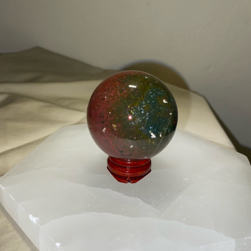 Ocean Jasper Sphere - Picture 3 of 3